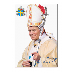 Ojciec Święty Jan Paweł II – magnes elastyczny 64 x 93 mm